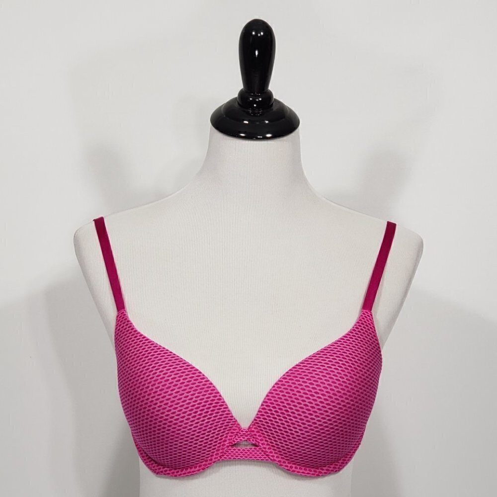 Victorias Secret Pink Perfect Shape Bra Women's Size 32D